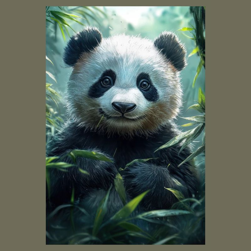 Illustration eines Pandas