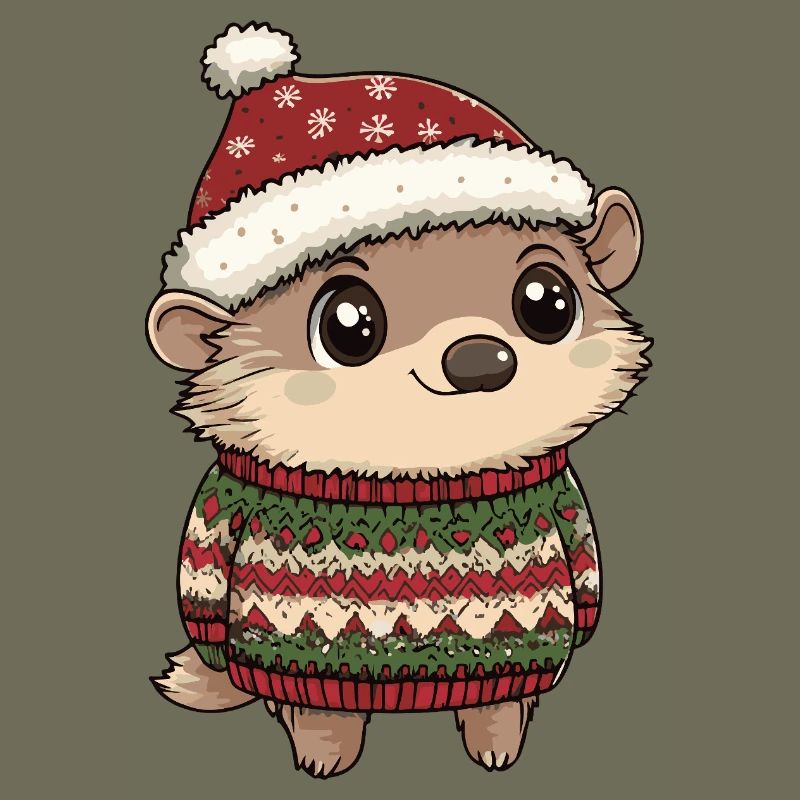 Igel Weihnachten