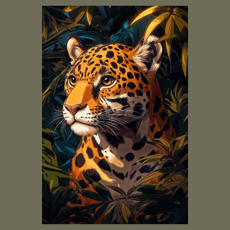 Illustration eines Jaguars