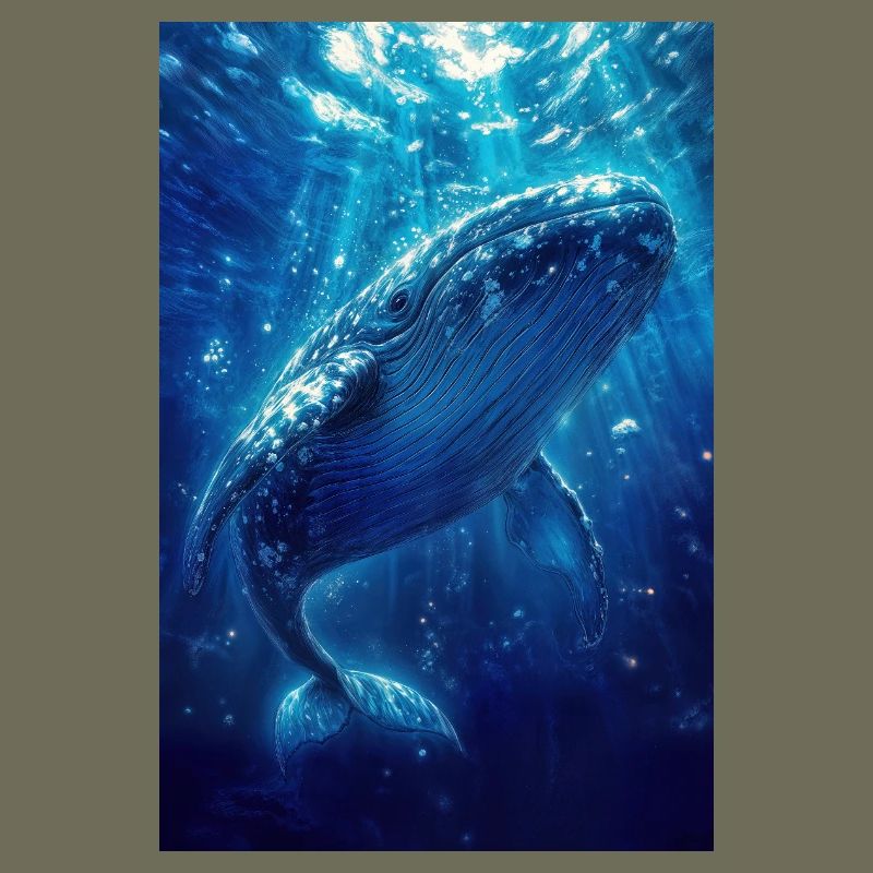 Illustration eines Wals