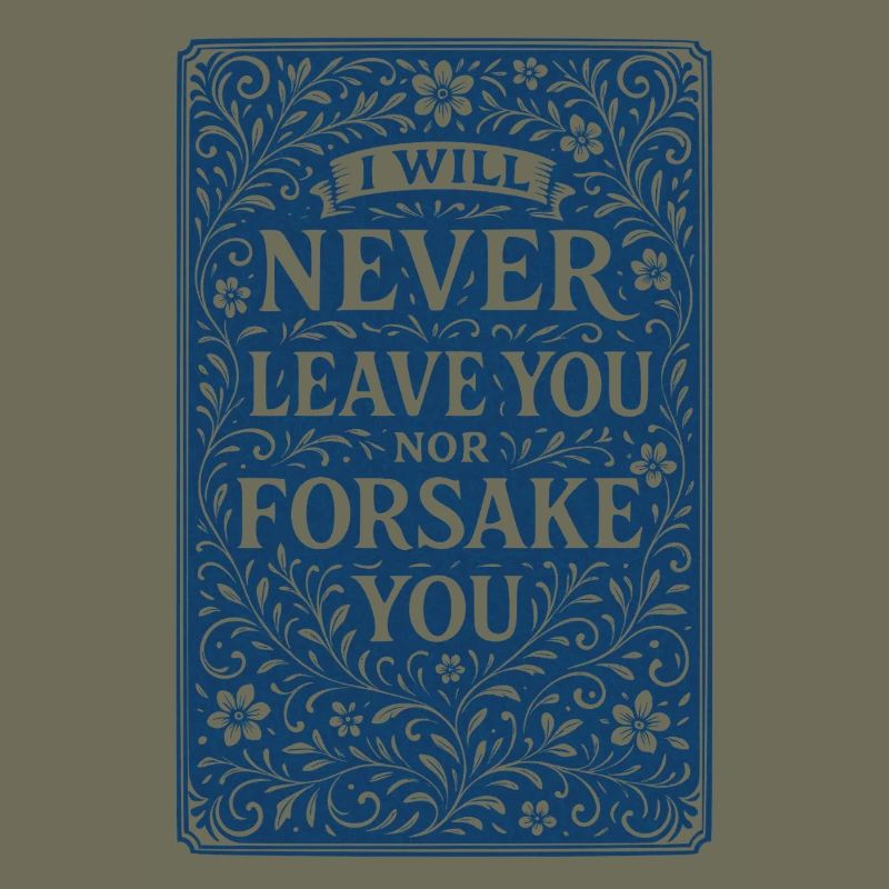 Ich werde dich niemals verlassen oder im Stich lassen
