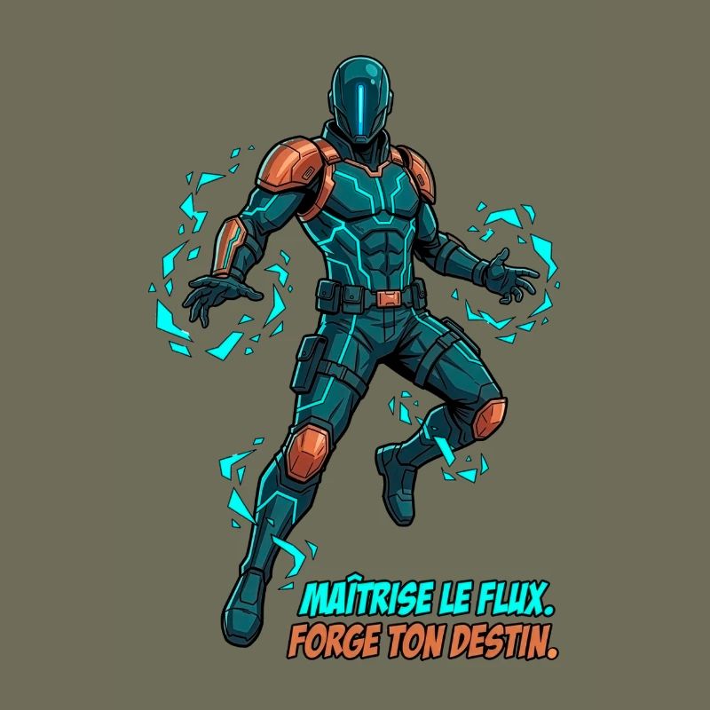 Cyberpunk Hero - Comic Illustration