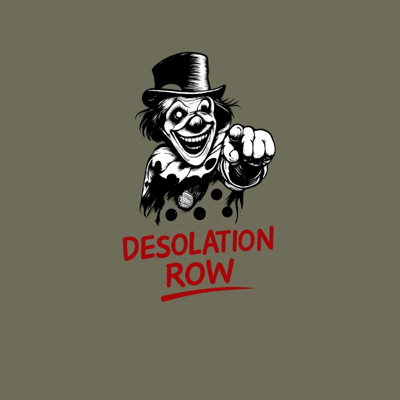 Desolate Clown Noir Artwork