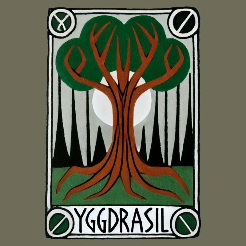 Yggdrasil Rune Tree Emblem