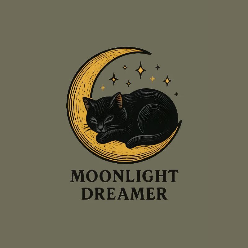 Moonlight Dreamer Cat