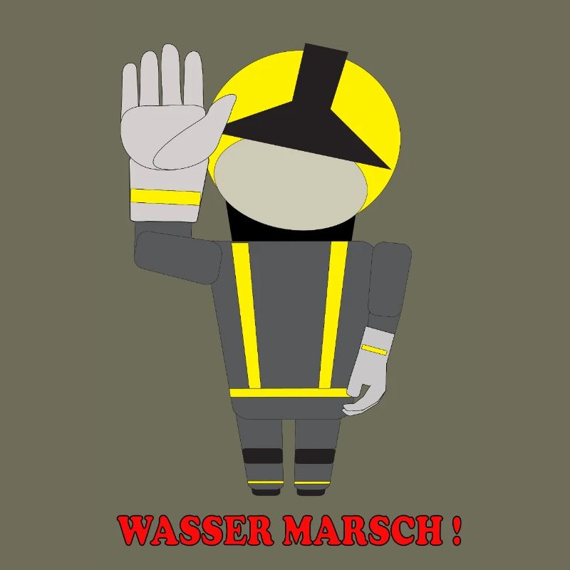 Water March Firefighter Hero