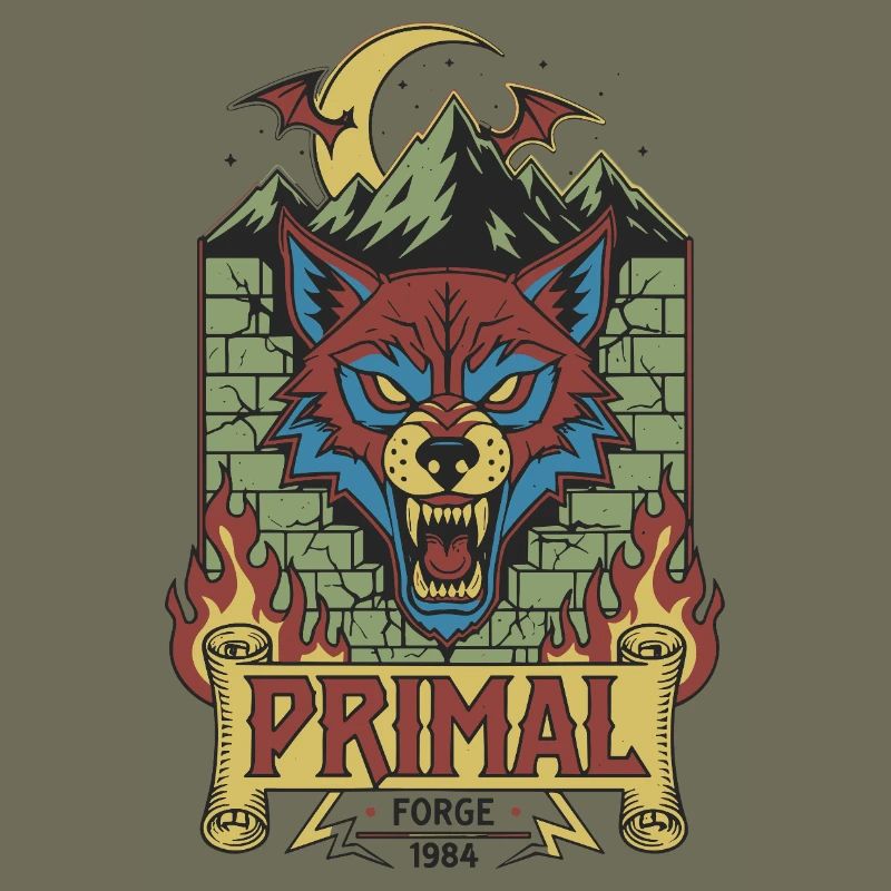 Primal Wolf Forge 1984