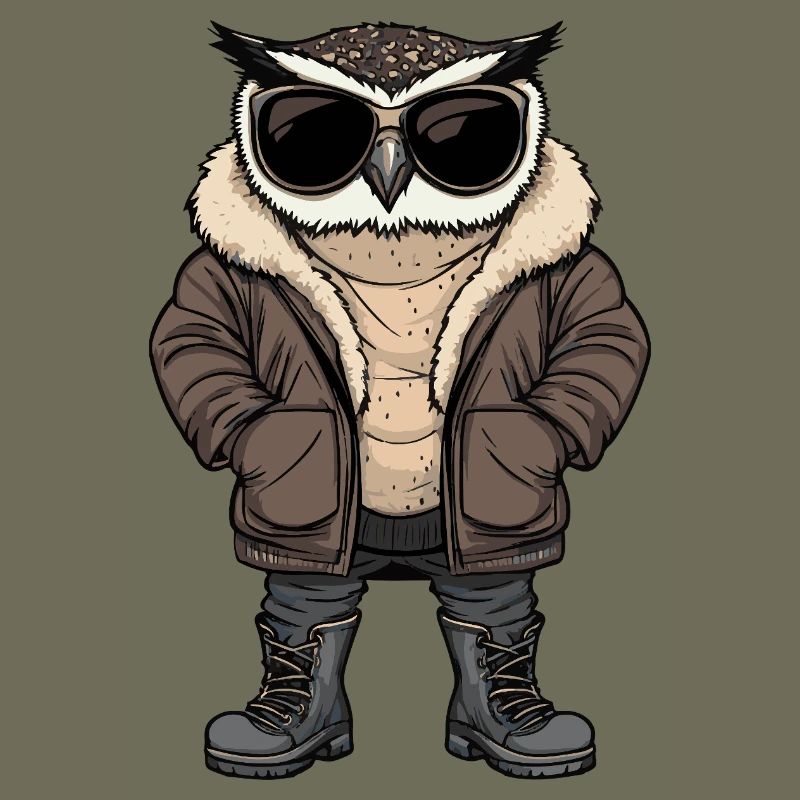 Eule Cool Winter