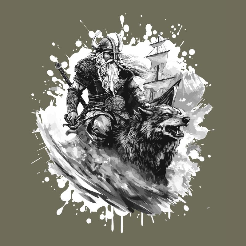 Viking Wolf Warrior Valhalla