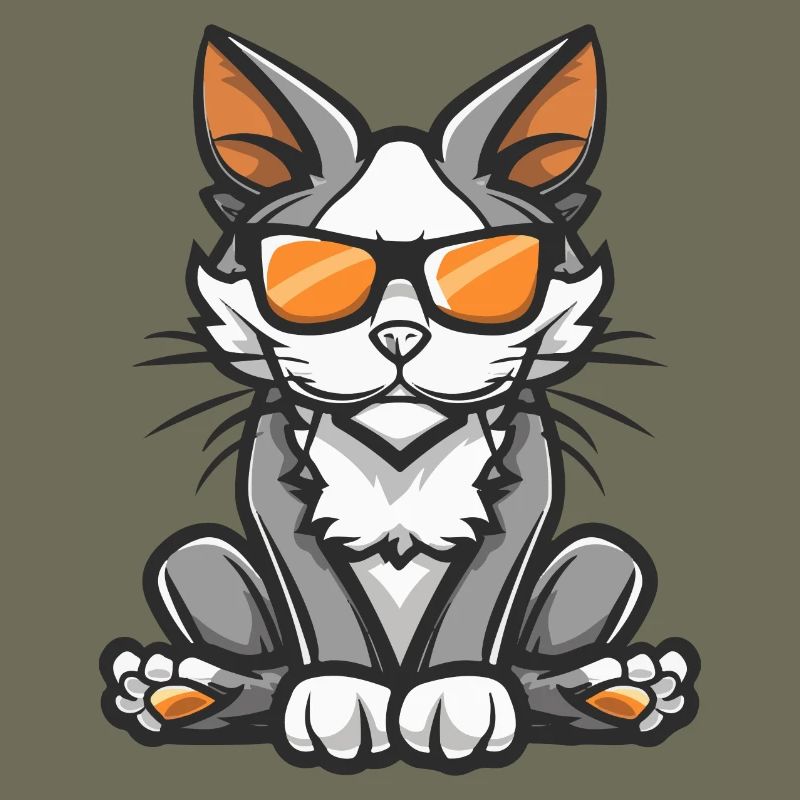 Katze Cool Comic