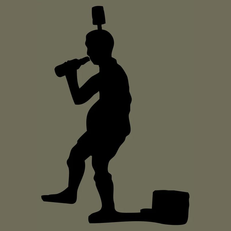 Tipp Kick Figur mit Bierflasche (FS)