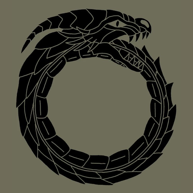 Verschlingender Schwarzer Drache