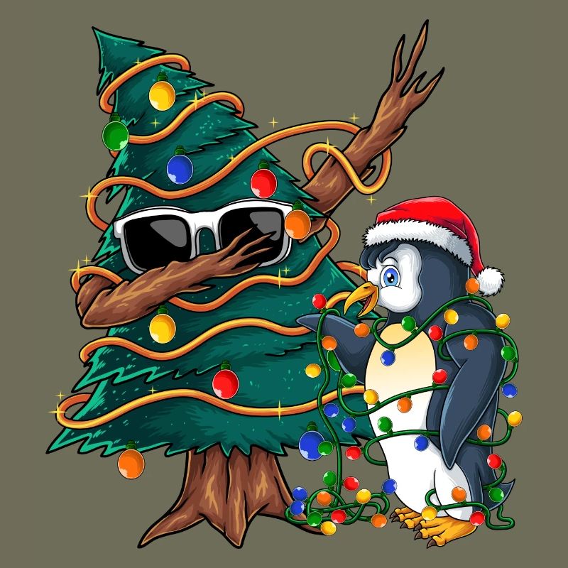 Dapping Christmas Tree -Dapping Christmas Sweater