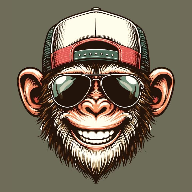 Lustiger Affe