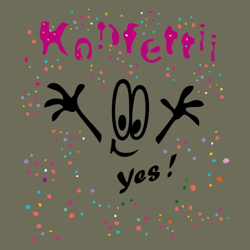 Konfetti Karneval Comic