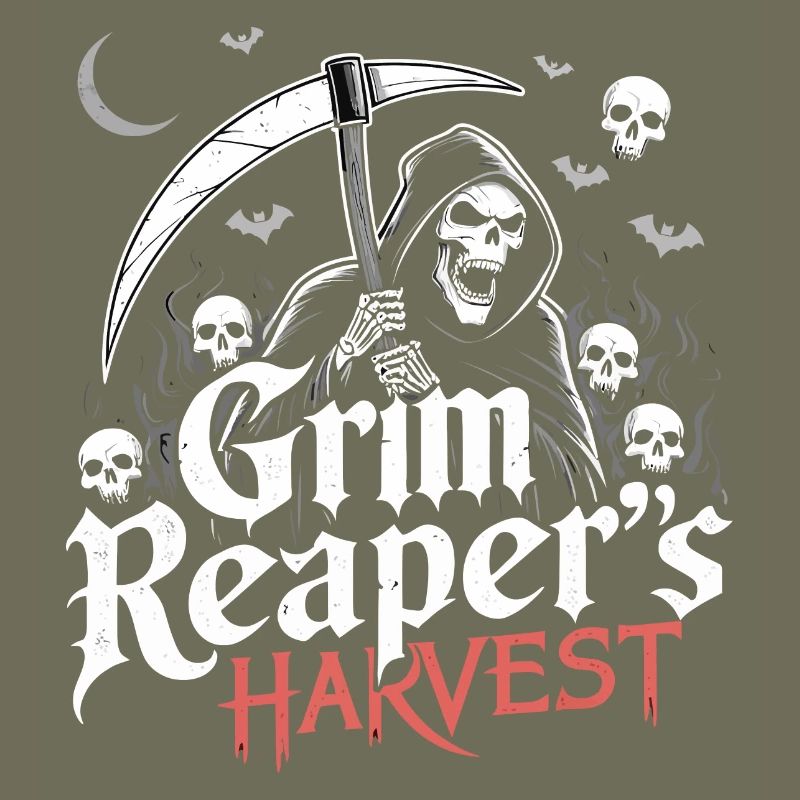 Düsterer Erntesensenmann