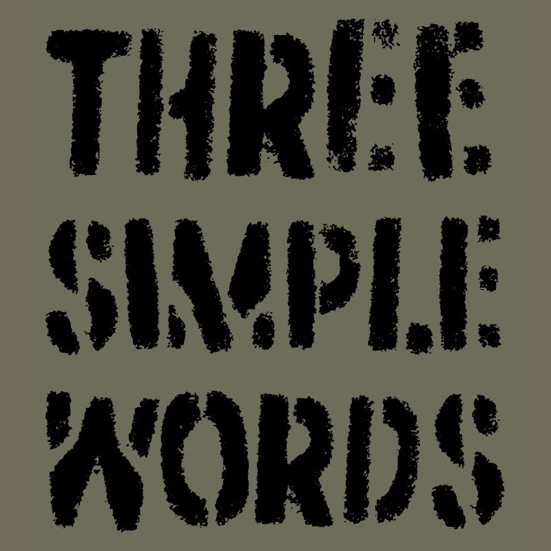 Trois mots simples
