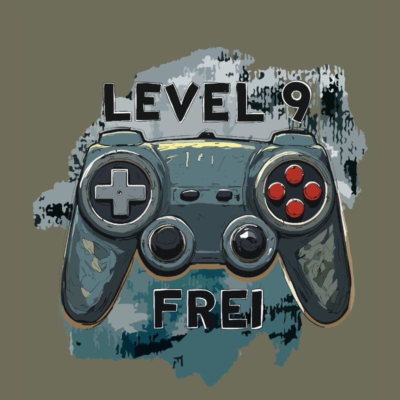 Niveau 9 Manette de jeu gratuite Armée Conception militaire Camouflage Patch