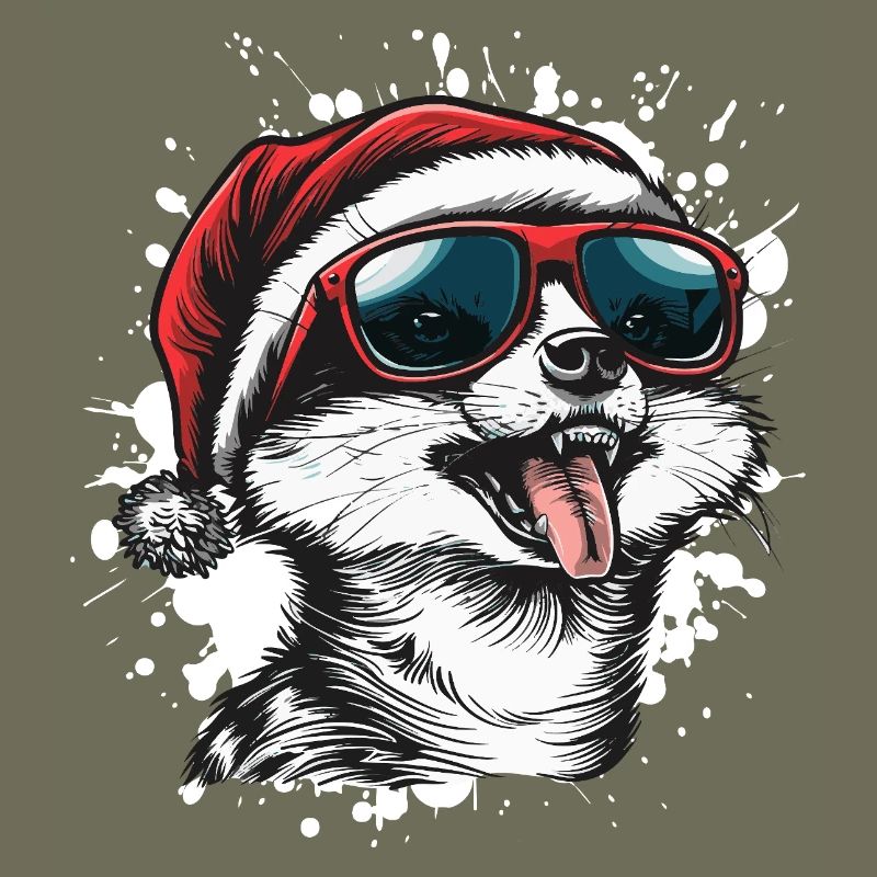 Suricate Noël Drôle