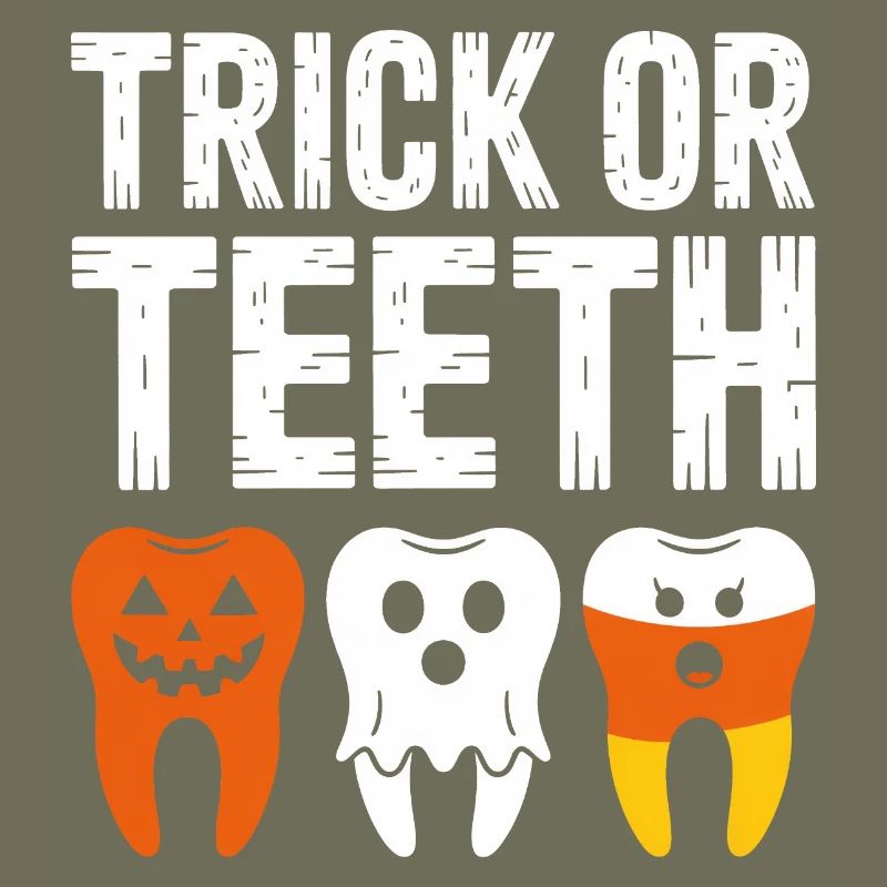 Trick oder Teeth Halloween-T-Shirt