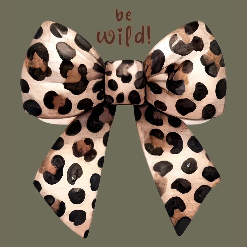 Be Wild Leopard Bow