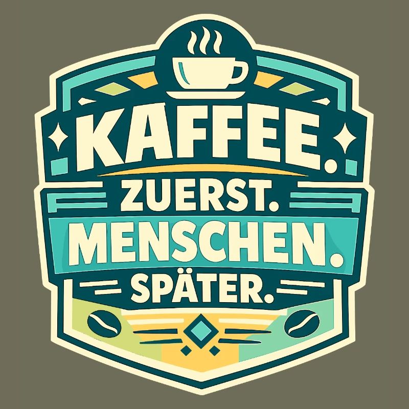 Coffee first, people later