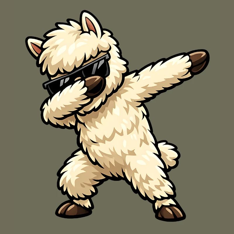 Dabbing Alpaca