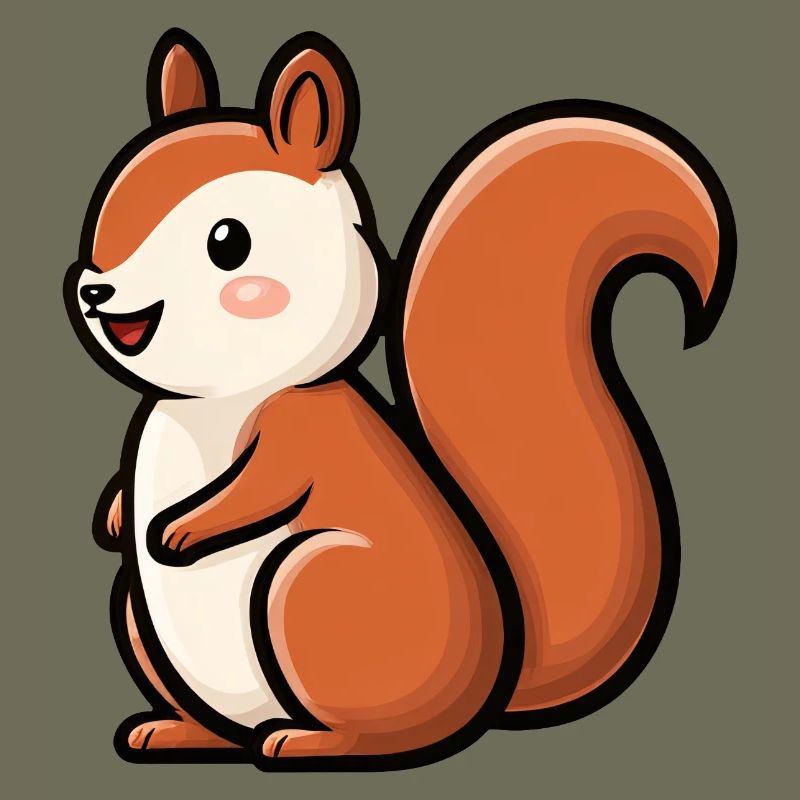 Playful Squirrel Charm