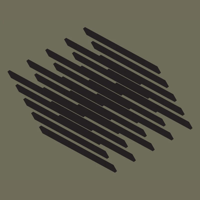 Diagonal Scribble Monochrome Pattern