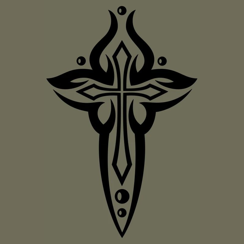 Cross, Crucifix, with pearls.