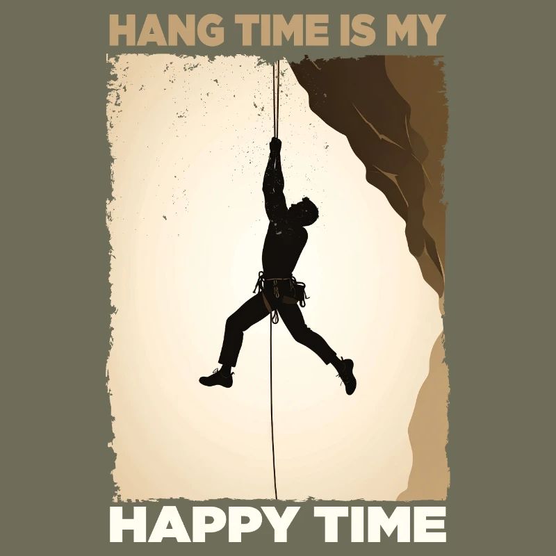 Climber Hanging Motivation Design