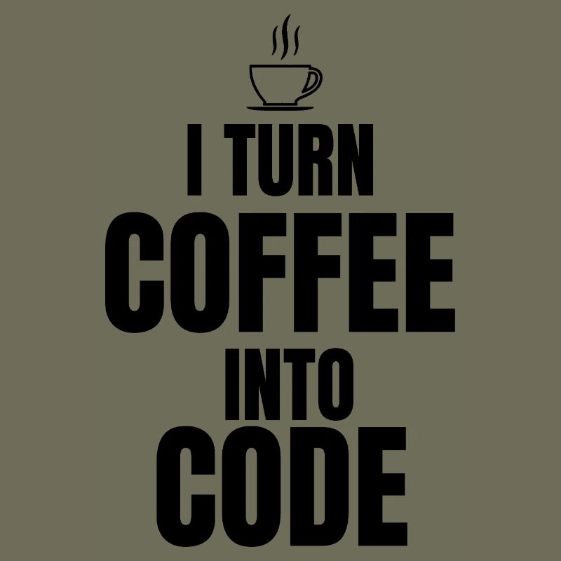 Je transforme le café en code