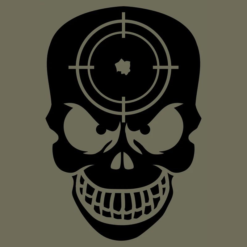 Evil Skull With Target