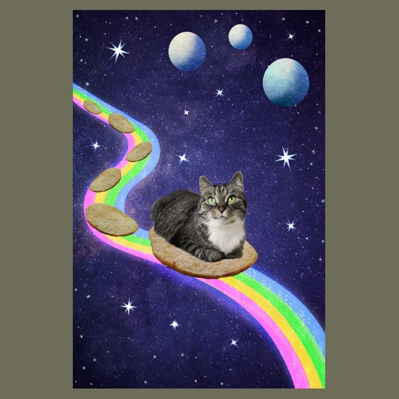 Mignon chat de l’espace