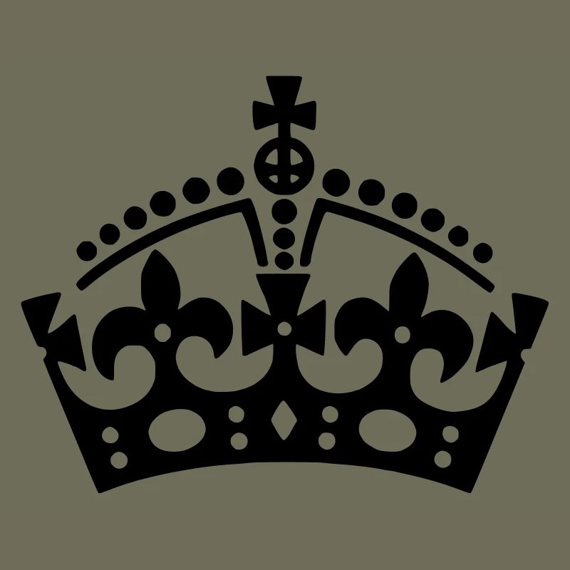 Keep Calm Krone / crown
