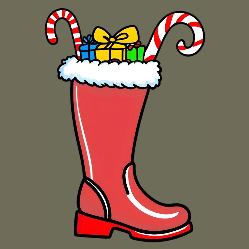Weihnachtsstrumpf mit Geschenken