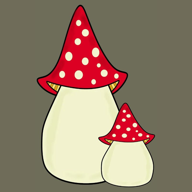 Toadstool, mushroom in the woods gift