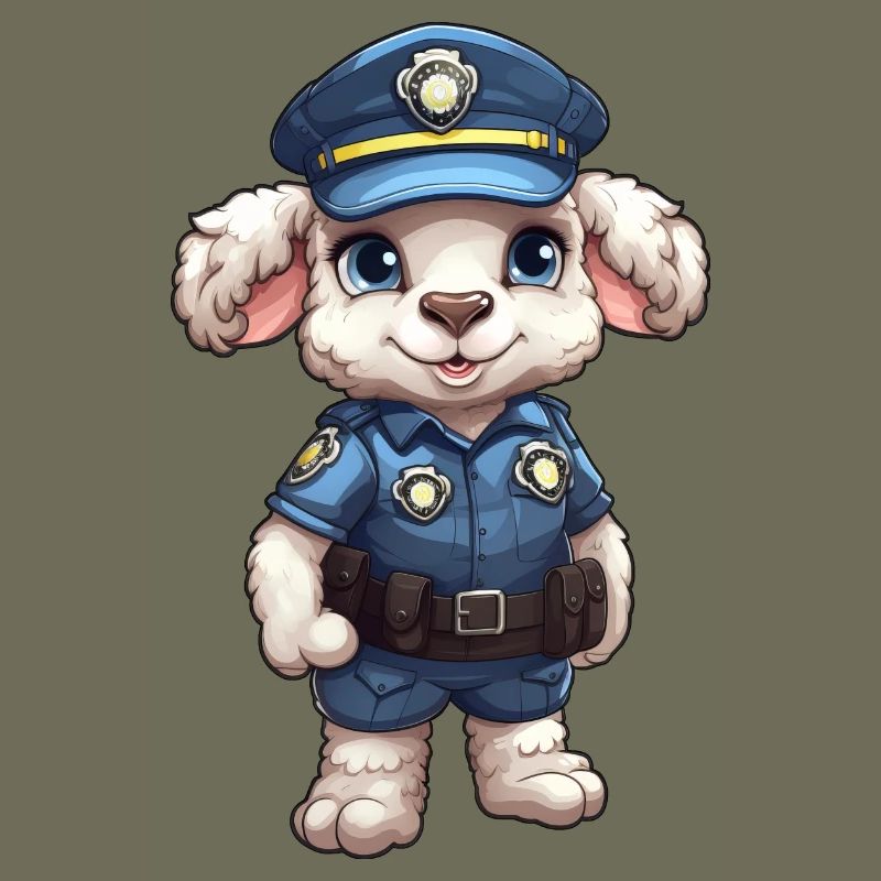 Polizei Schaf