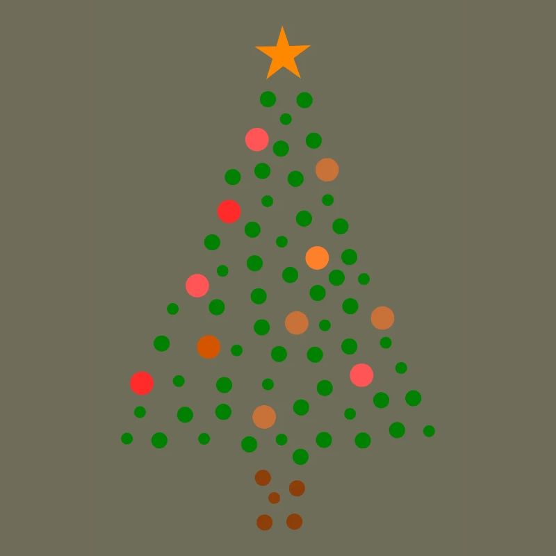 Christmas Tree - Dotted
