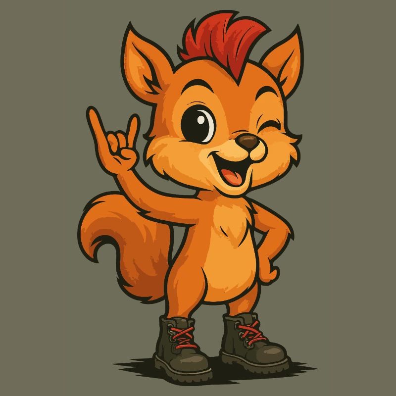 Punk Rock Squirrel