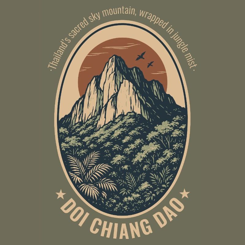 Doi Chiang Dao Berglandschaft  