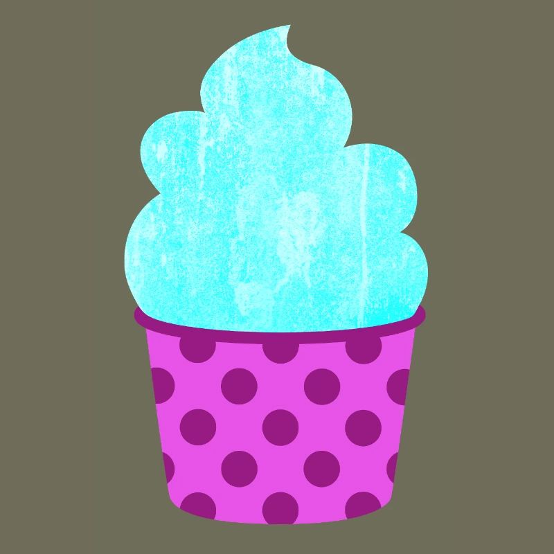 Eis Eiscreme Eiskrem Dots Punkte Softeis Sommer