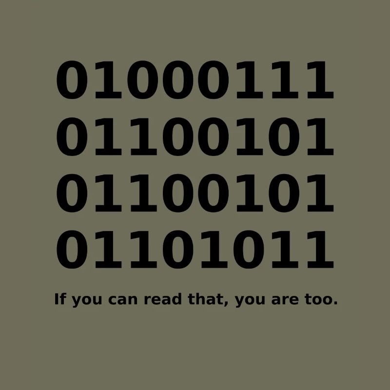 Binary / Binär Code Binärcode Funny T-Shirt