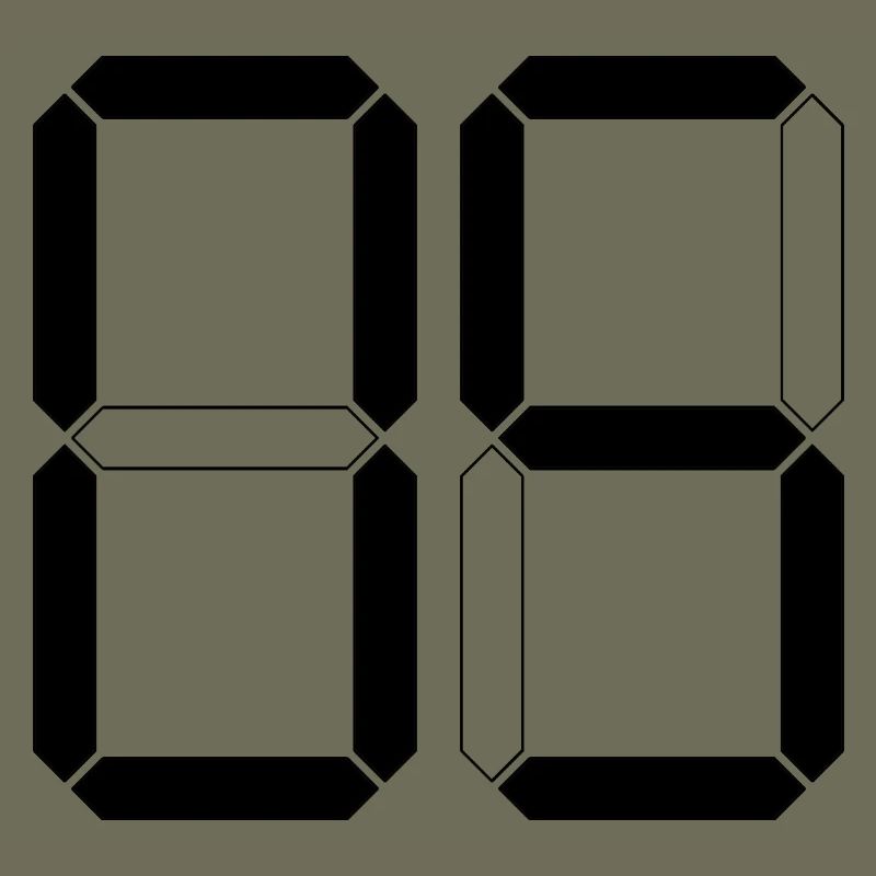 NUMBER 05 Zero Five Birthday Gift Digital