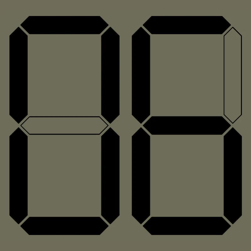 NUMBER 06 Zero Six Birthday Gift Digital