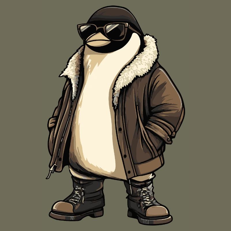 Penguin Cool Winter
