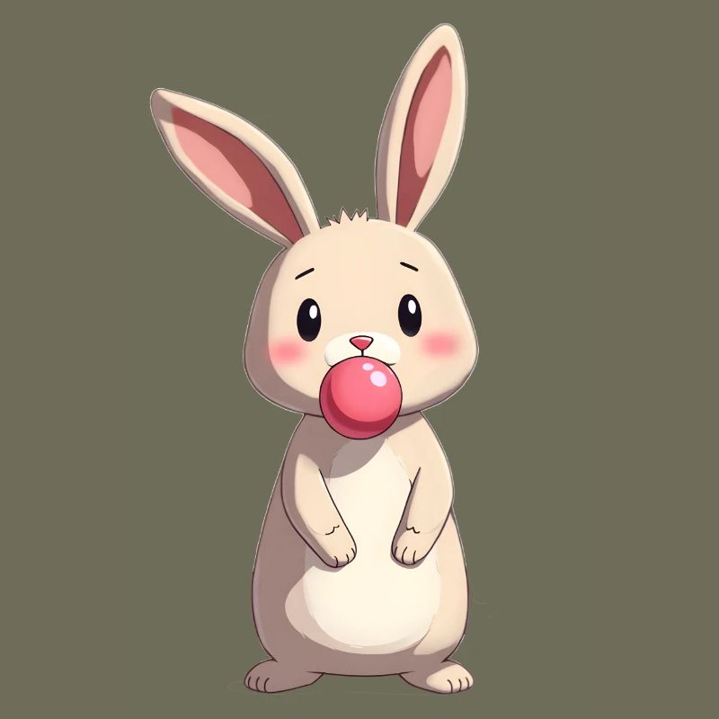 Rabbit with Chewing Gum