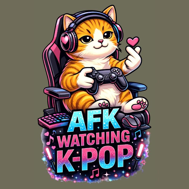 AFK Watching K Pop