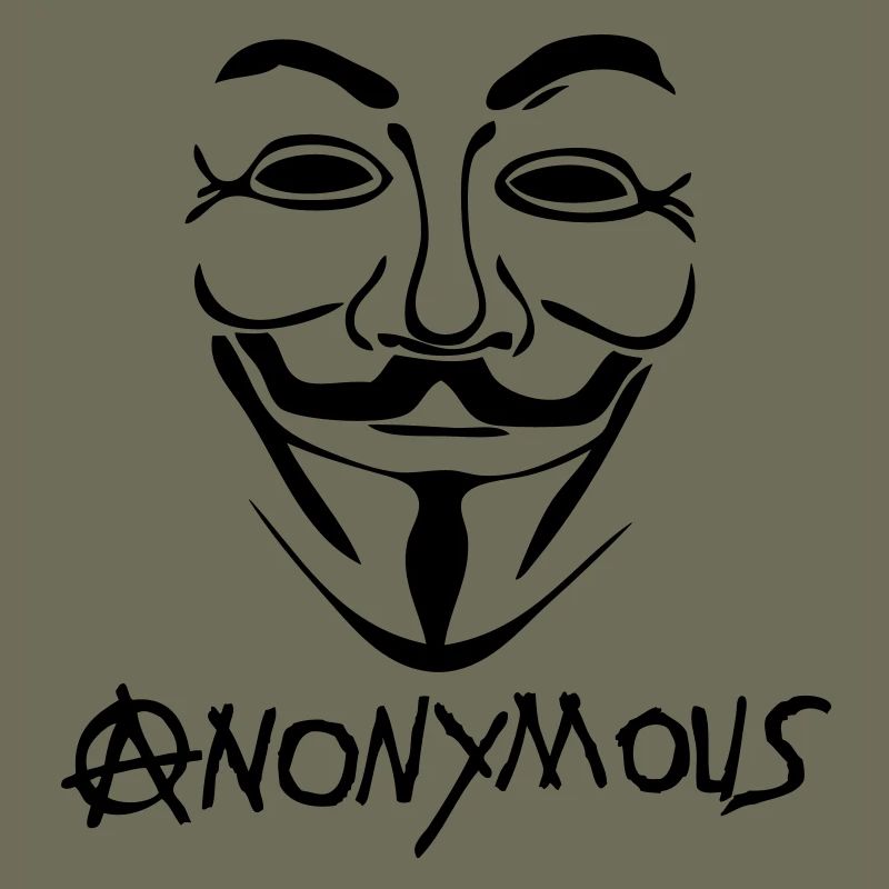 logo anarchy anonymous masque mask