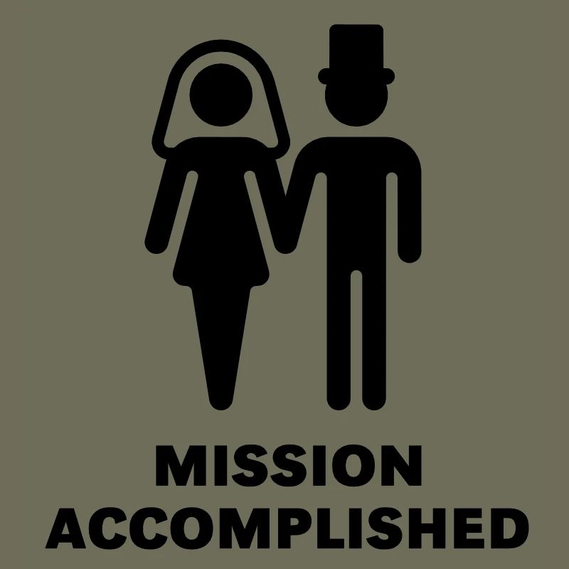 Mission Accomplished (Bridal Pair, Wedding /